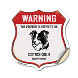 Warning This Property is Protected by Scottish Collie