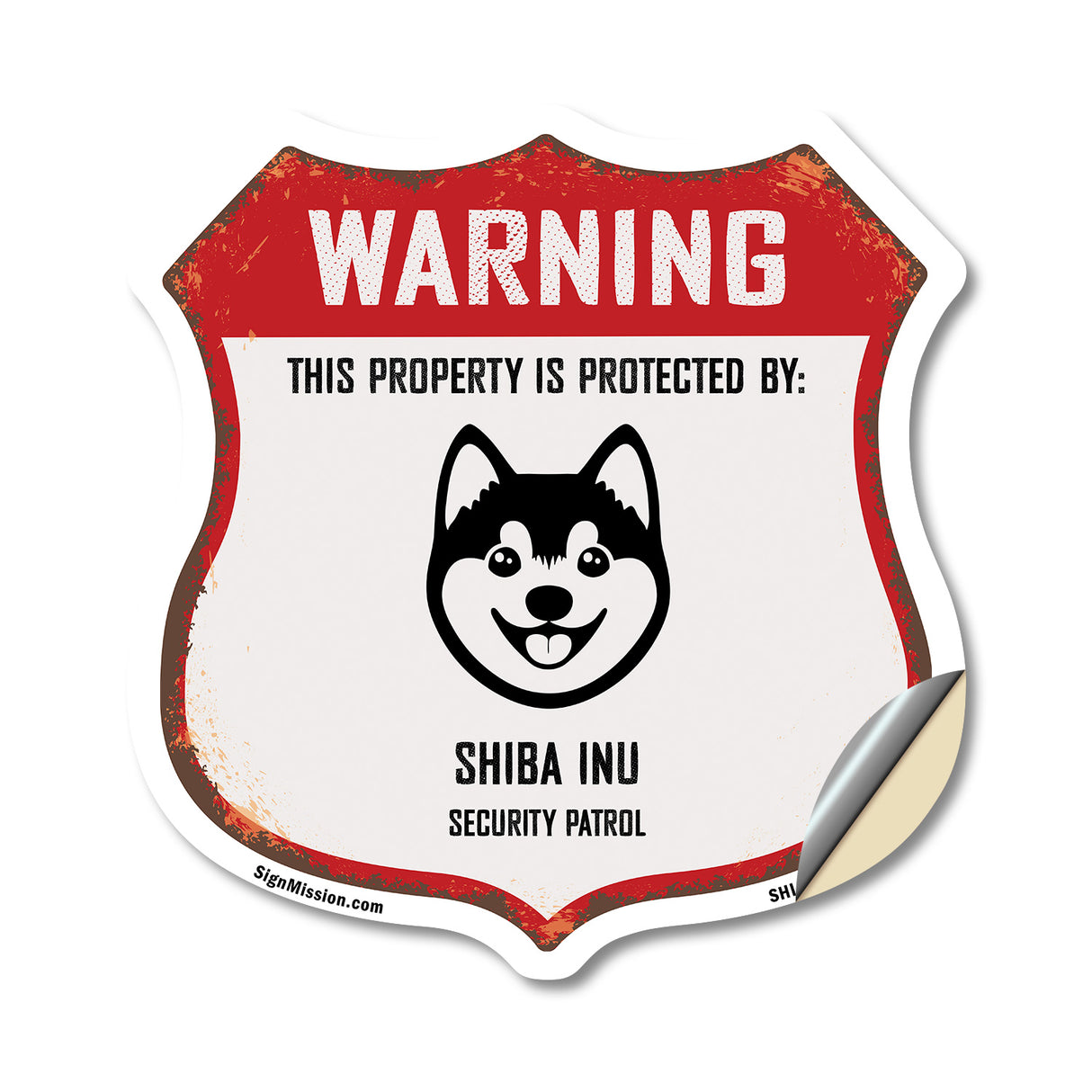 Warning This Property is Protected by Shiba Inu