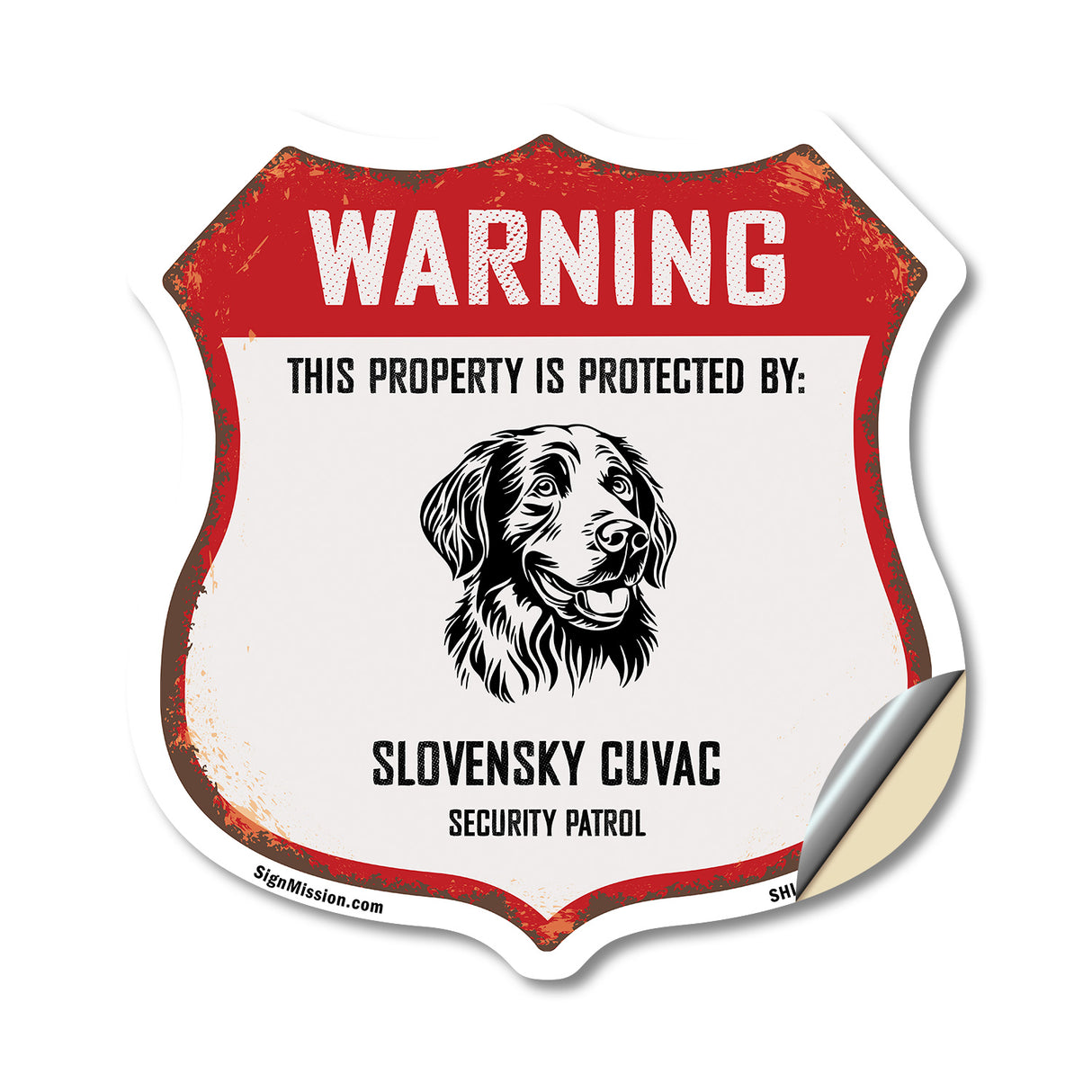 Warning This Property is Protected by Slovensky Cuvac