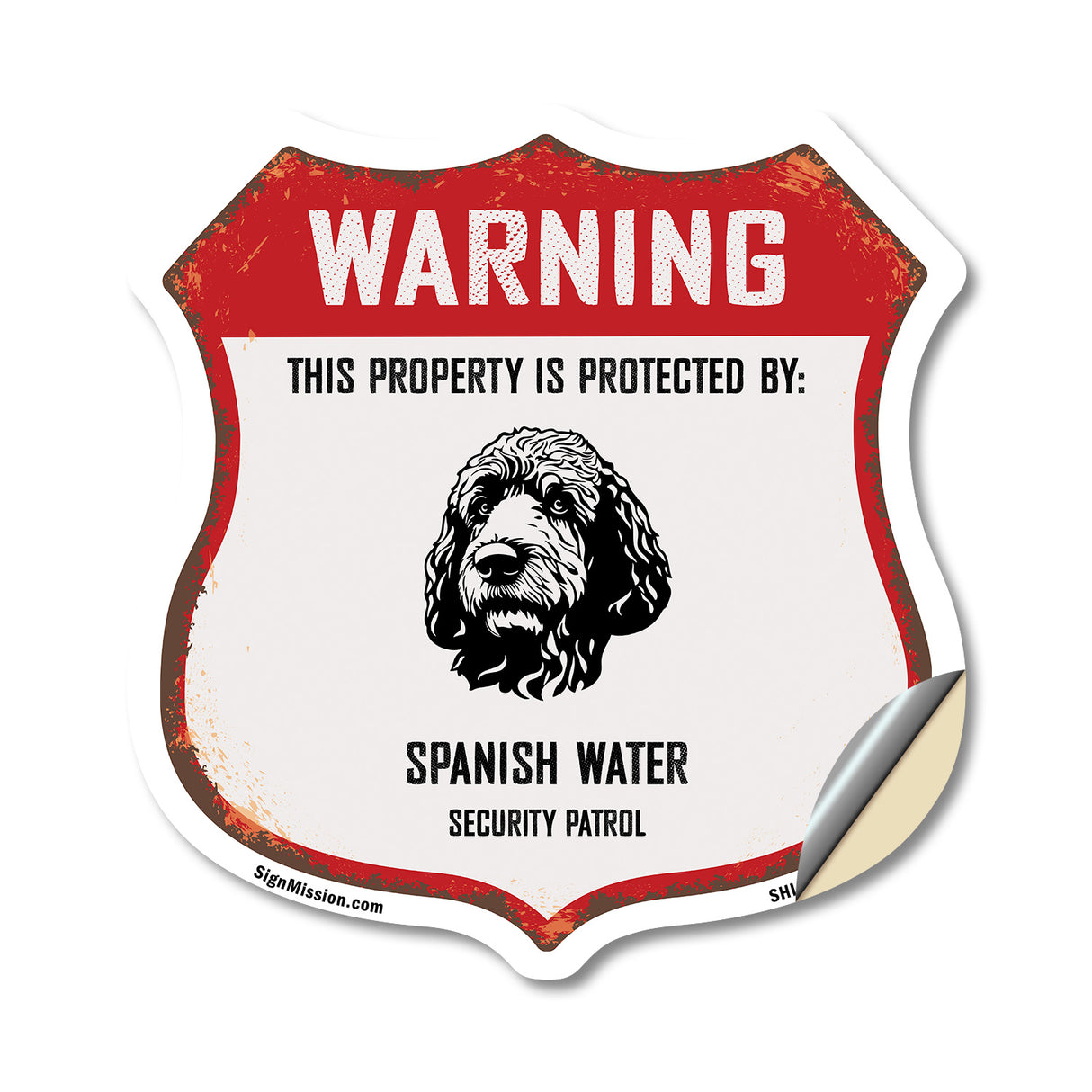 Warning This Property is Protected by Spanish Water