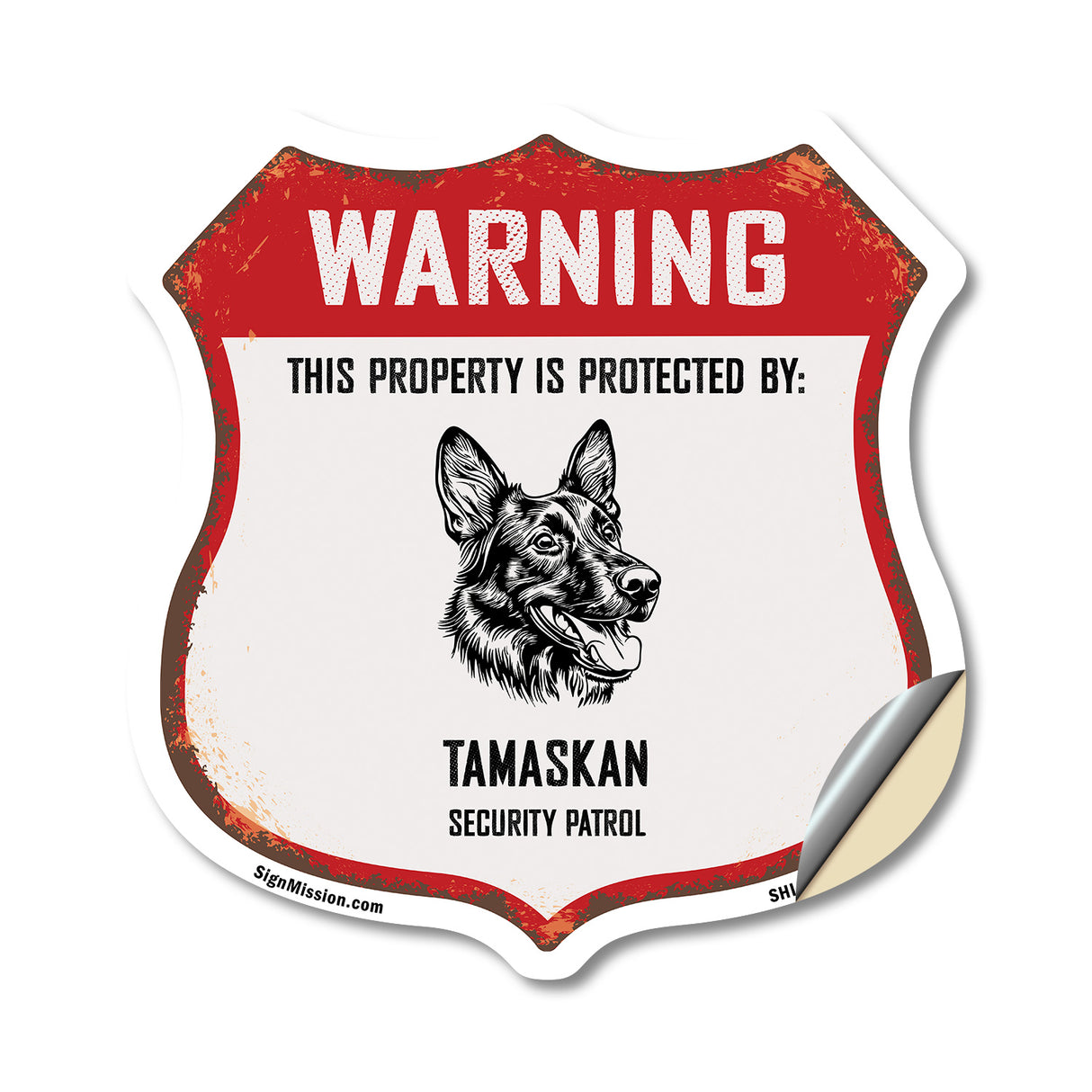 Warning This Property is Protected by Tamaskan