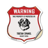 Warning This Property is Protected by Tibetan Spaniel