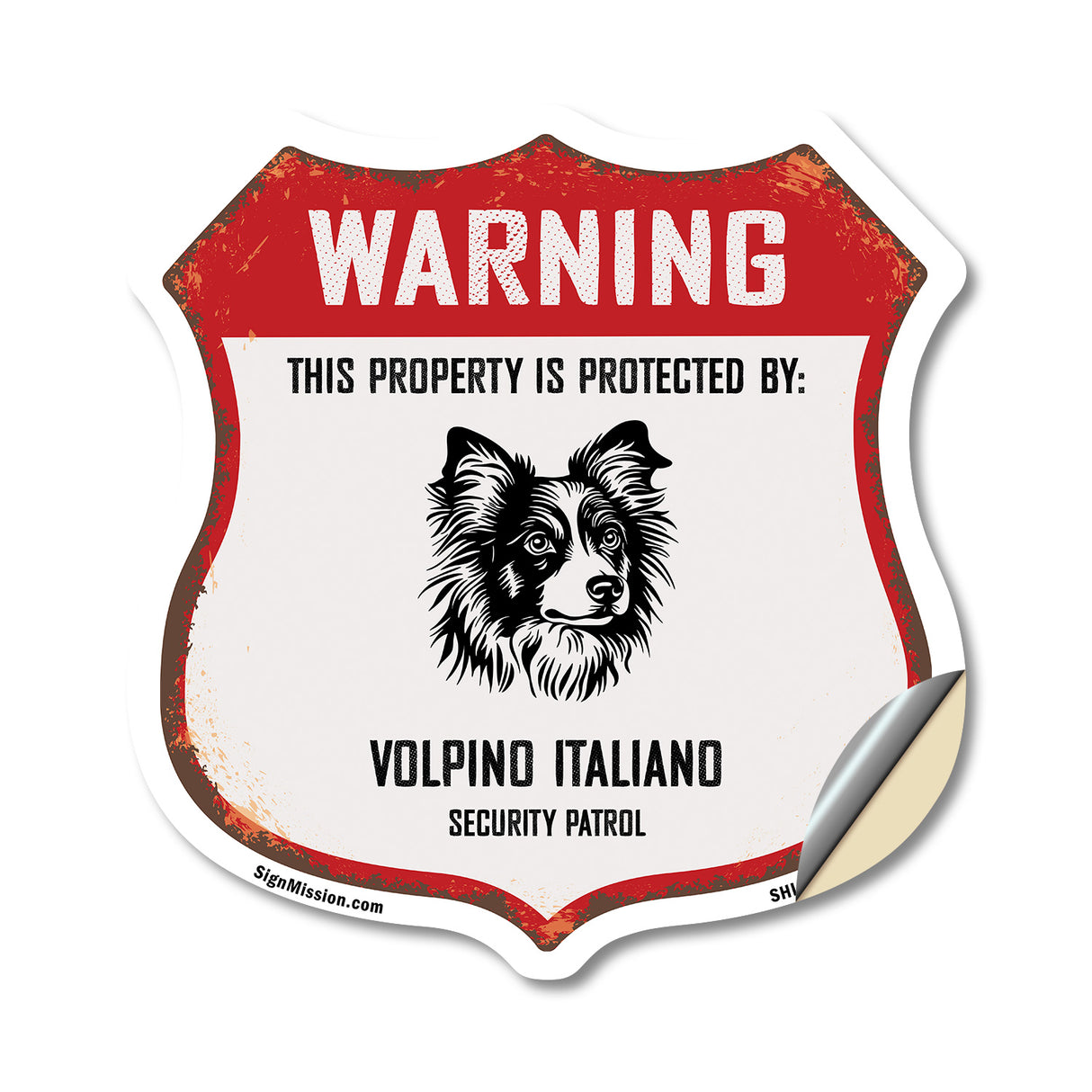 Warning This Property is Protected by Volpino Italiano