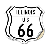 Illinois Route Marker Shield Sign Us 66