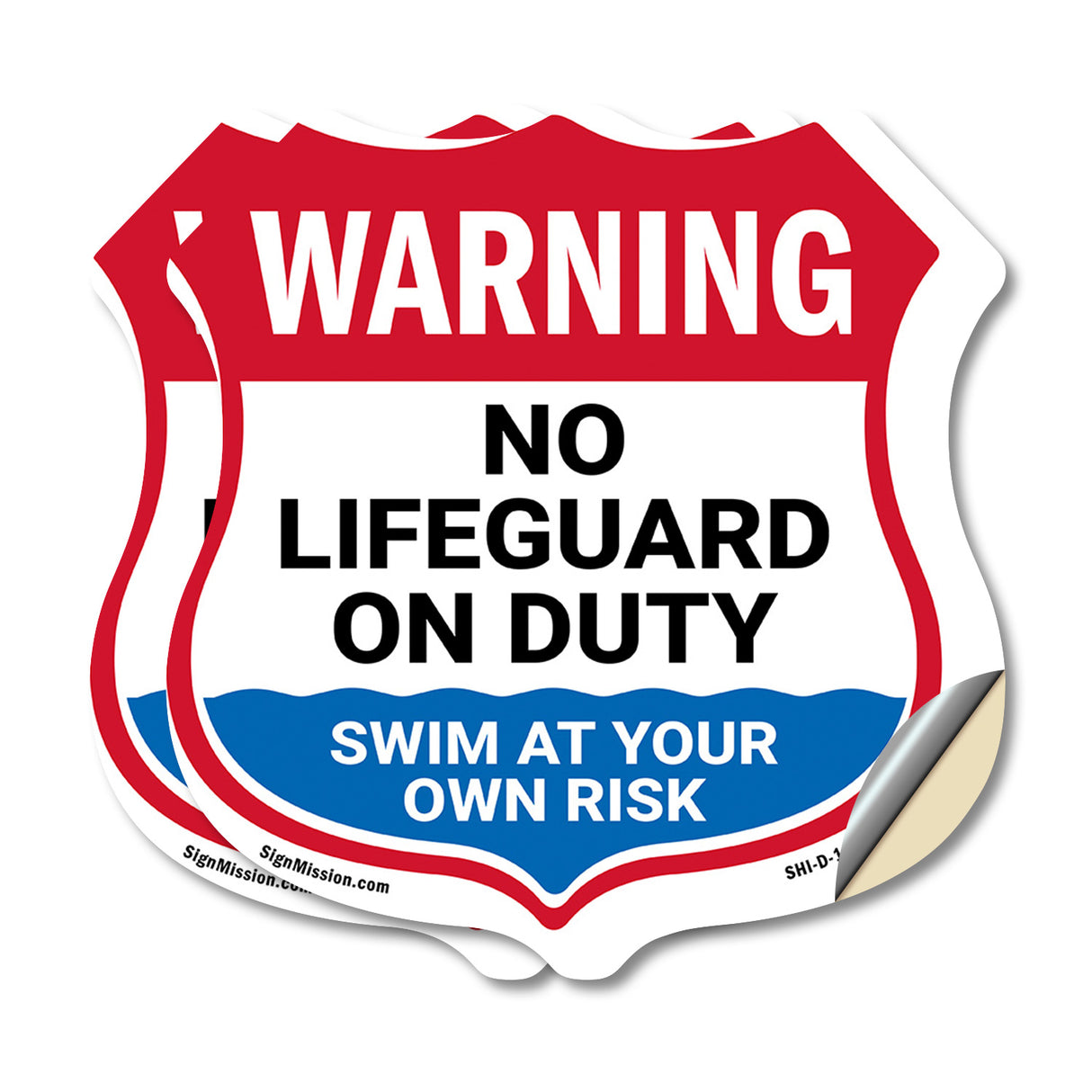 Warning No Lifeguard On Duty