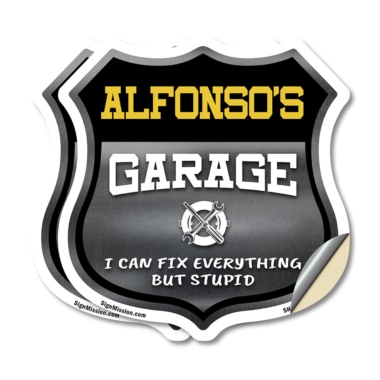 Alfonso's Garage I Can Fix Everything But Stupid