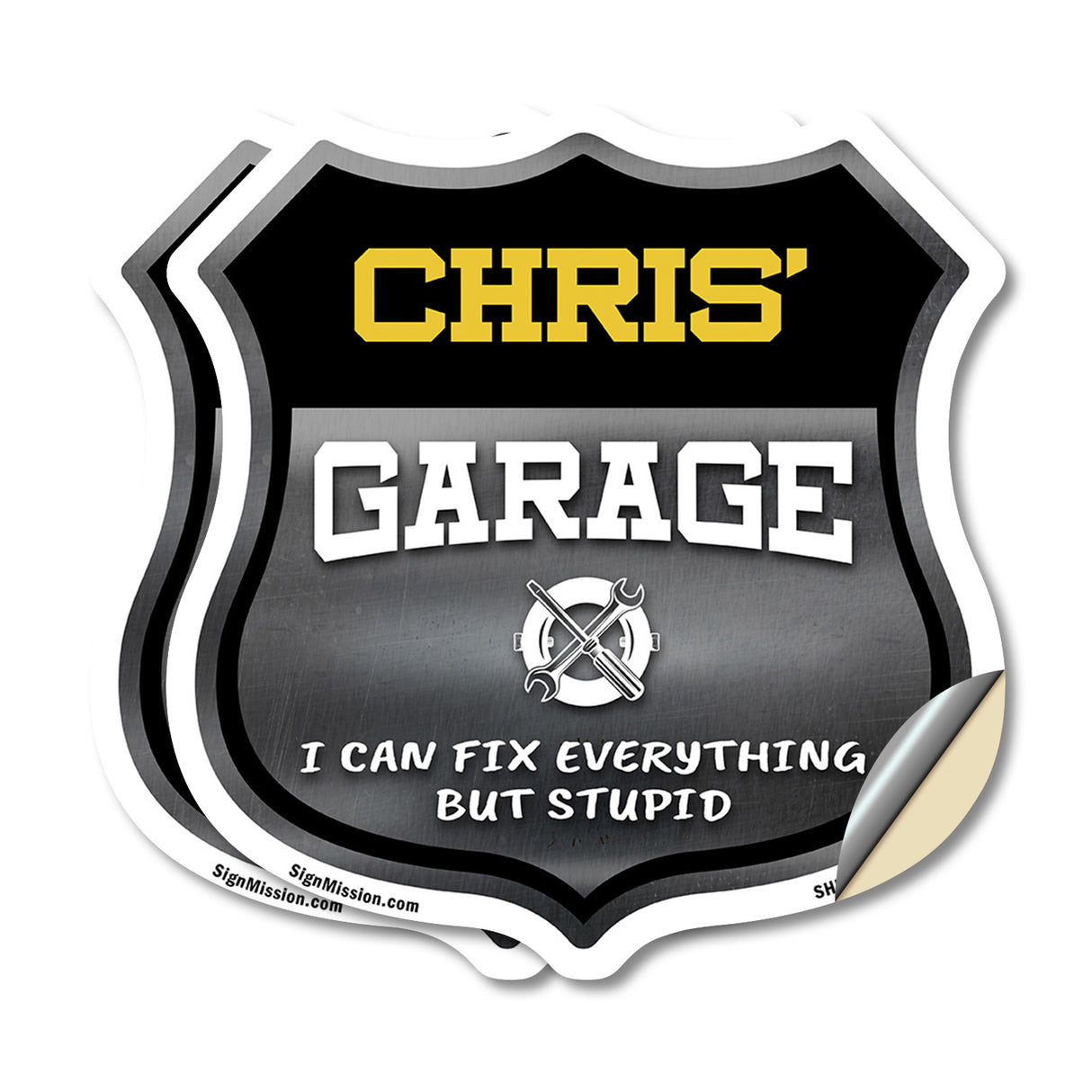 Chris's Garage I Can Fix Everything But Stupid