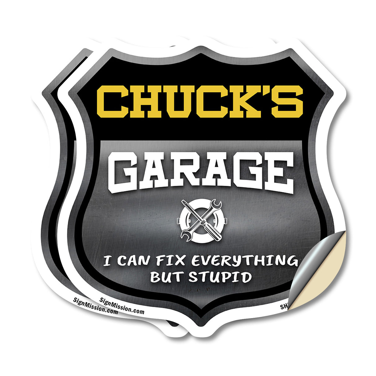 Chuck's Garage I Can Fix Everything But Stupid