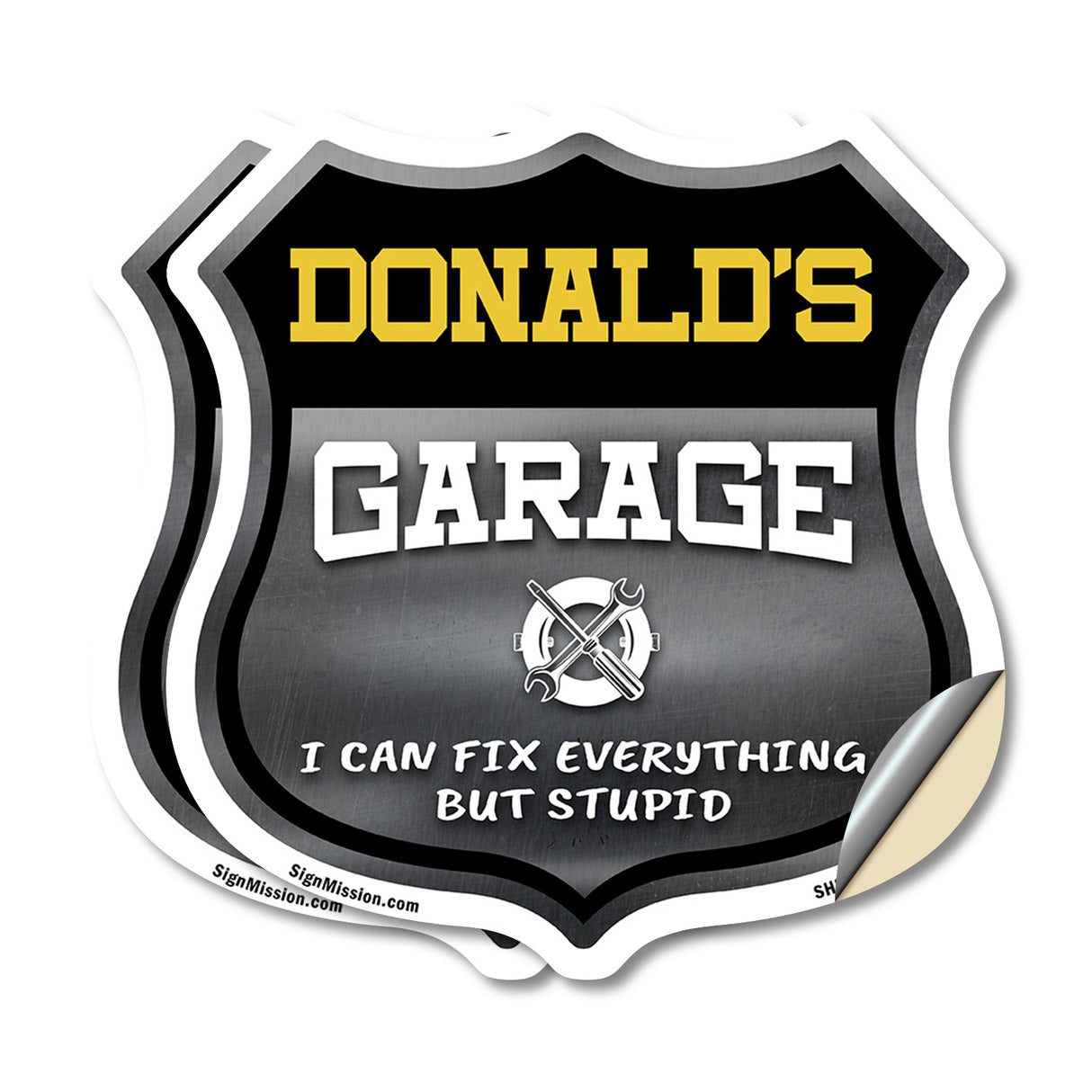 Donald's Garage I Can Fix Everything But Stupid