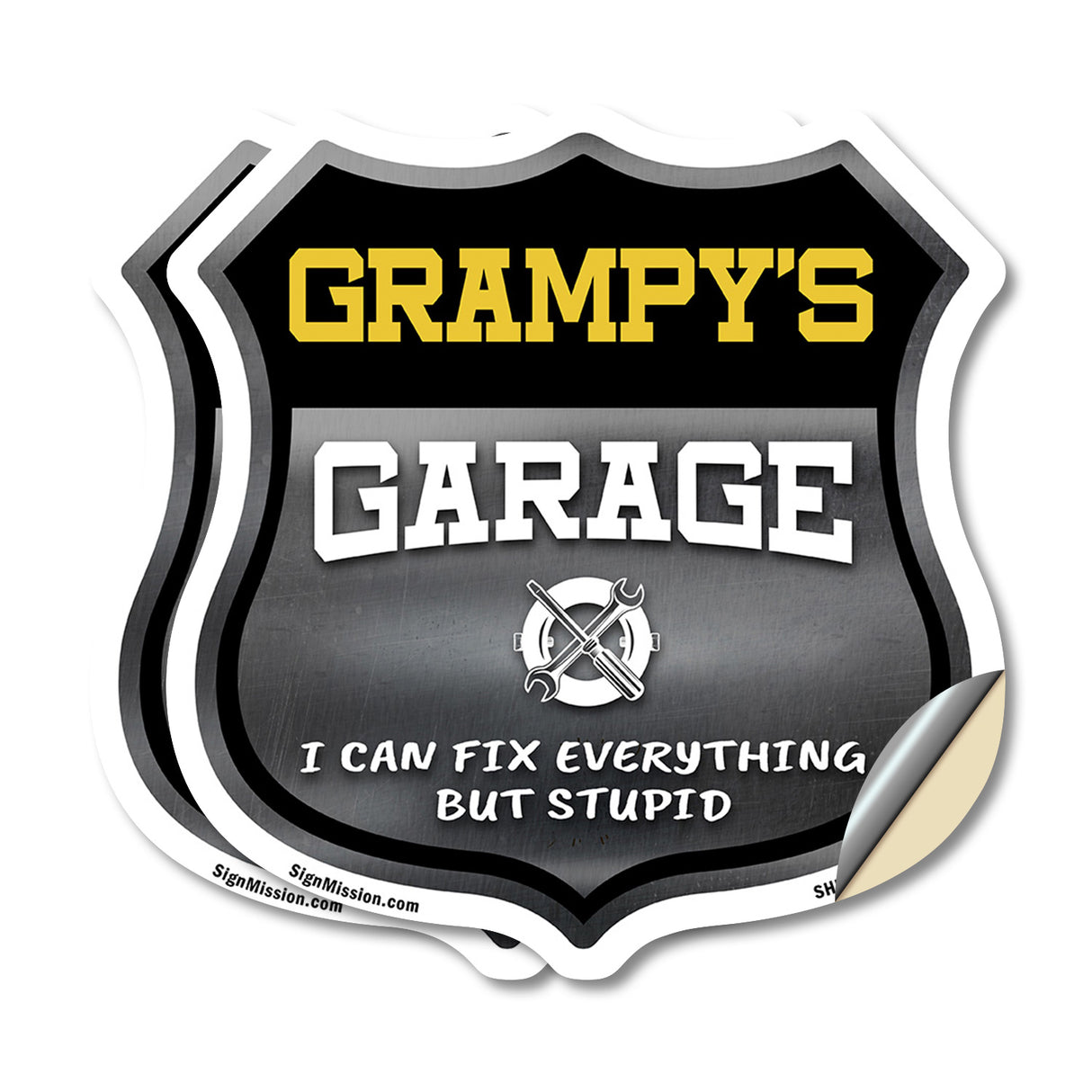 Grampy's Garage I Can Fix Everything But Stupid