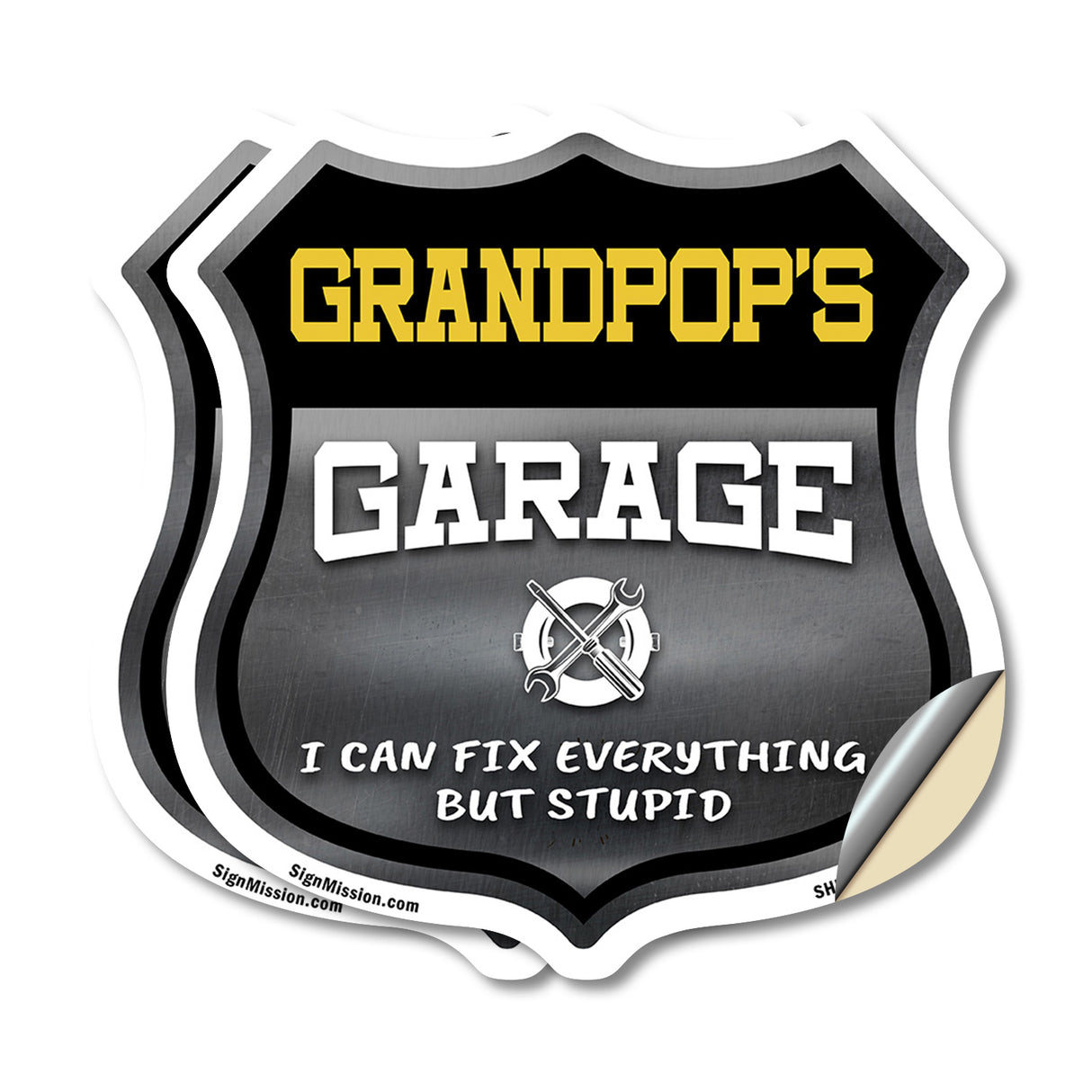Grandpop's Garage I Can Fix Everything But Stupid