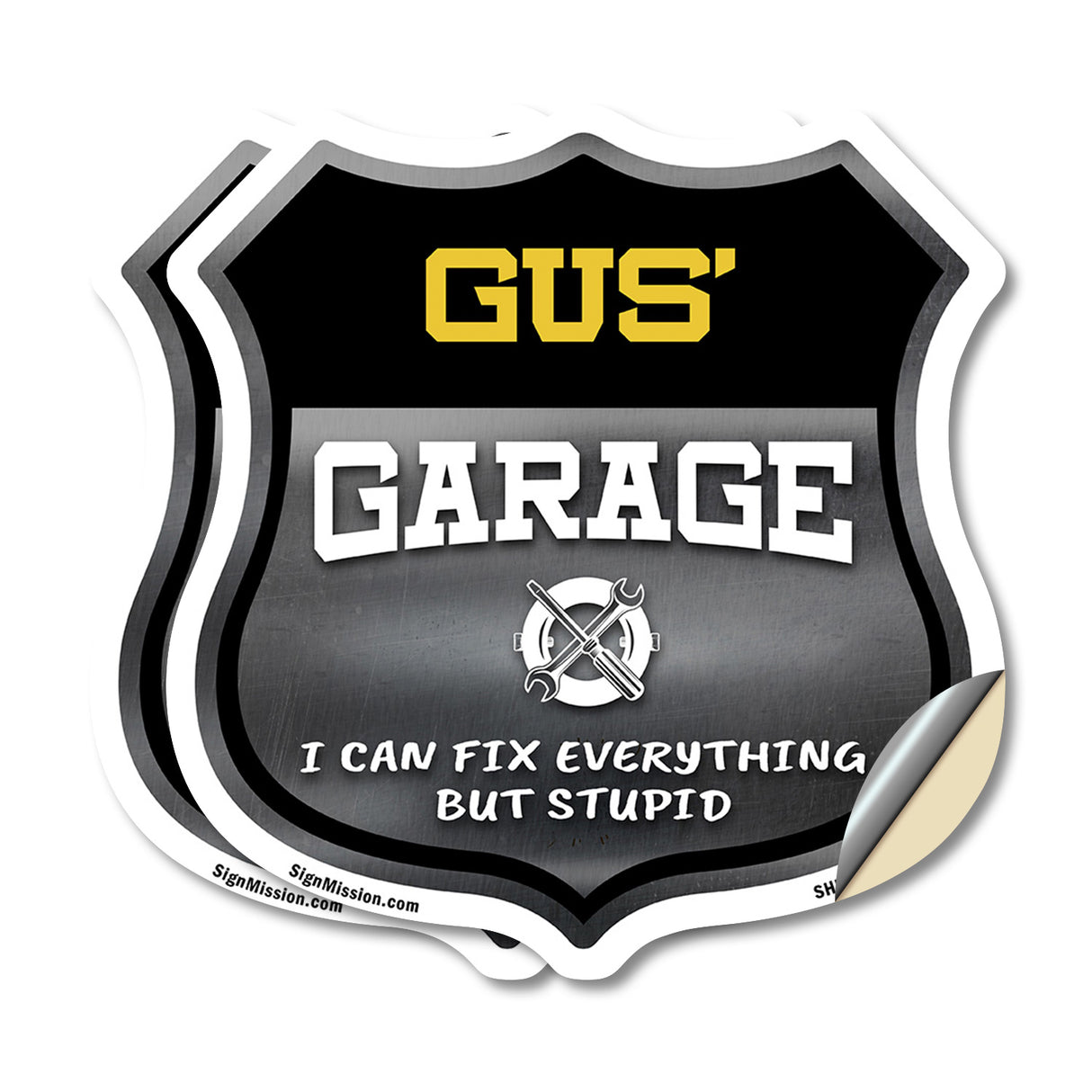 Gus's Garage I Can Fix Everything But Stupid