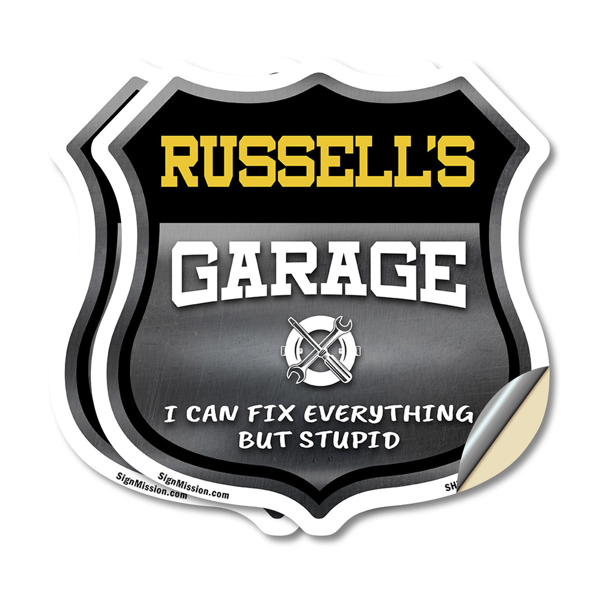 Russell's Garage I Can Fix Everything But Stupid