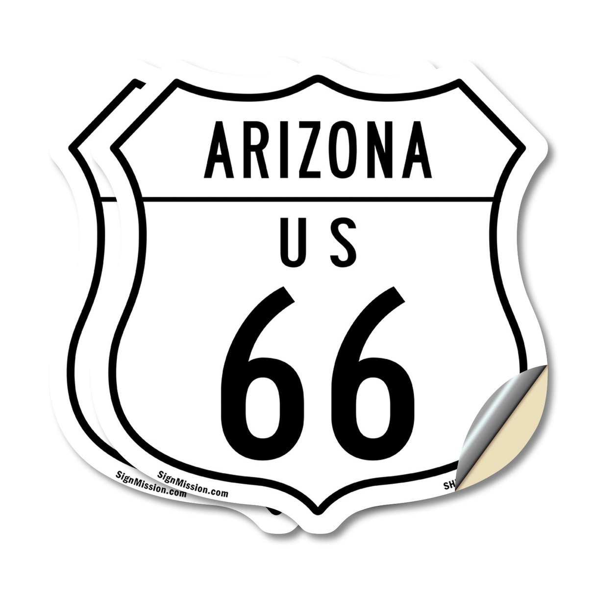 Arizona Route Marker Shield Sign Us 66