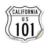 California Route Marker Shield Sign Us 101
