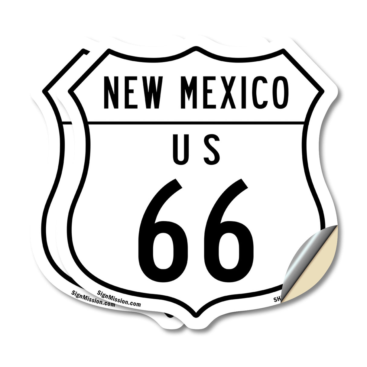 New Mexico Route Marker Shield Sign Us 66