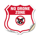 No Drone Shield Sign No Drone Zone From Federal State And Local Aviation Authorities
