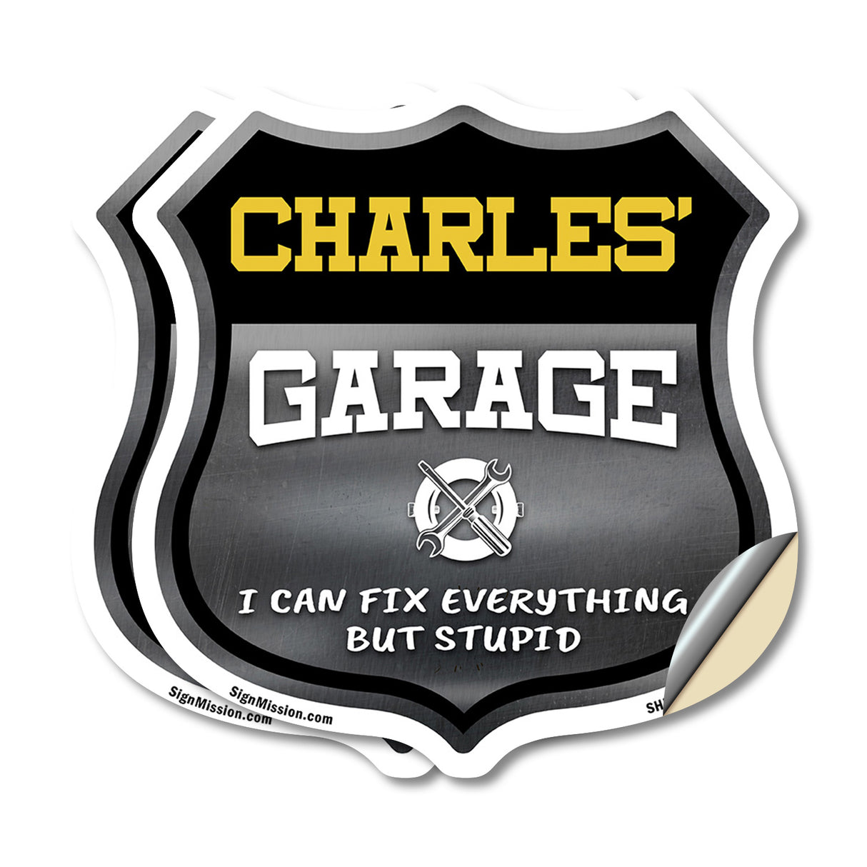 Charles's Garage I Can Fix Everything But Stupid