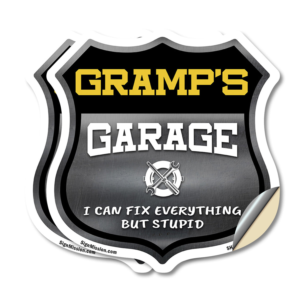 Gramp's Garage I Can Fix Everything But Stupid