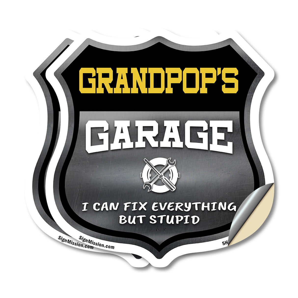 Grandpop's Garage I Can Fix Everything But Stupid