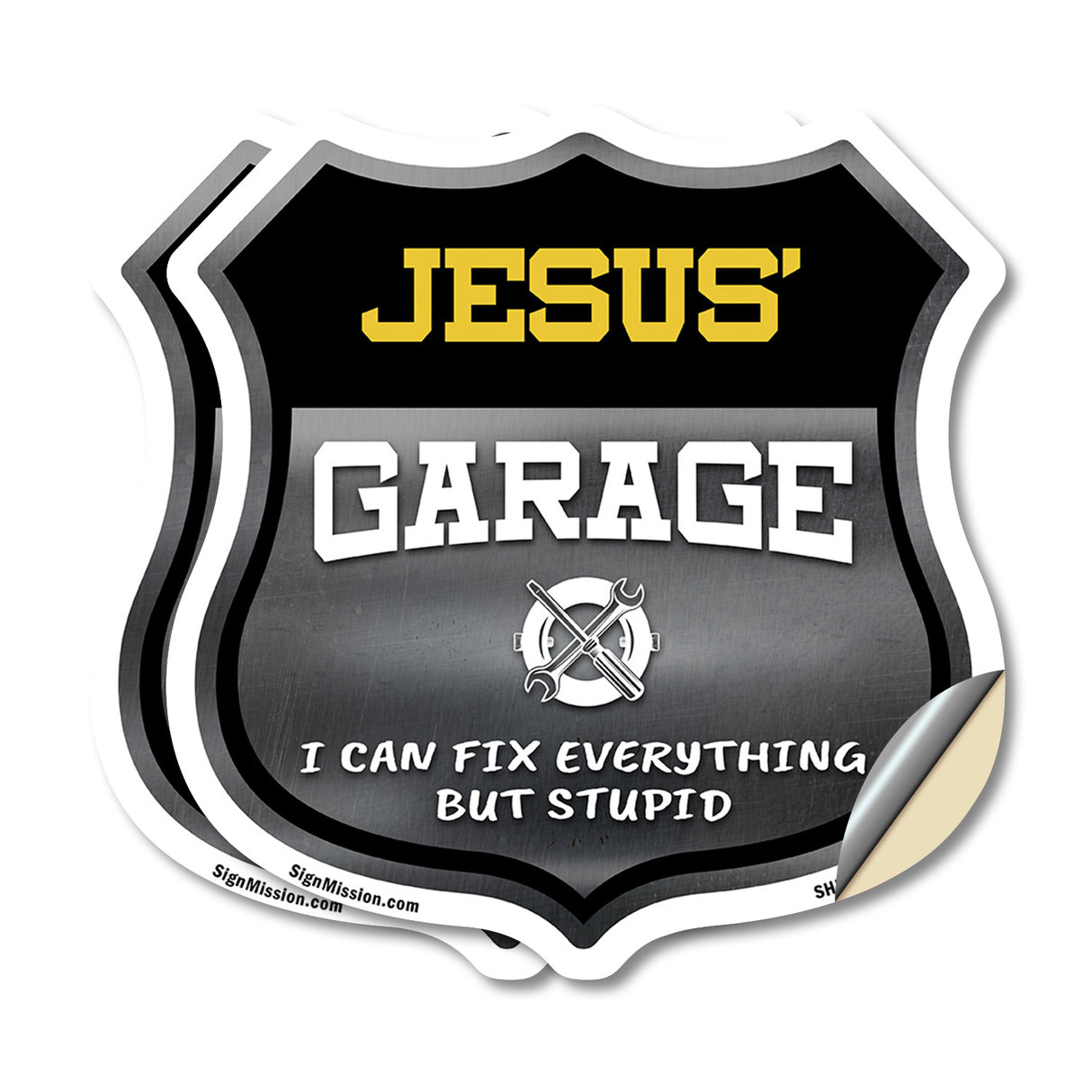 Jesus's Garage I Can Fix Everything But Stupid