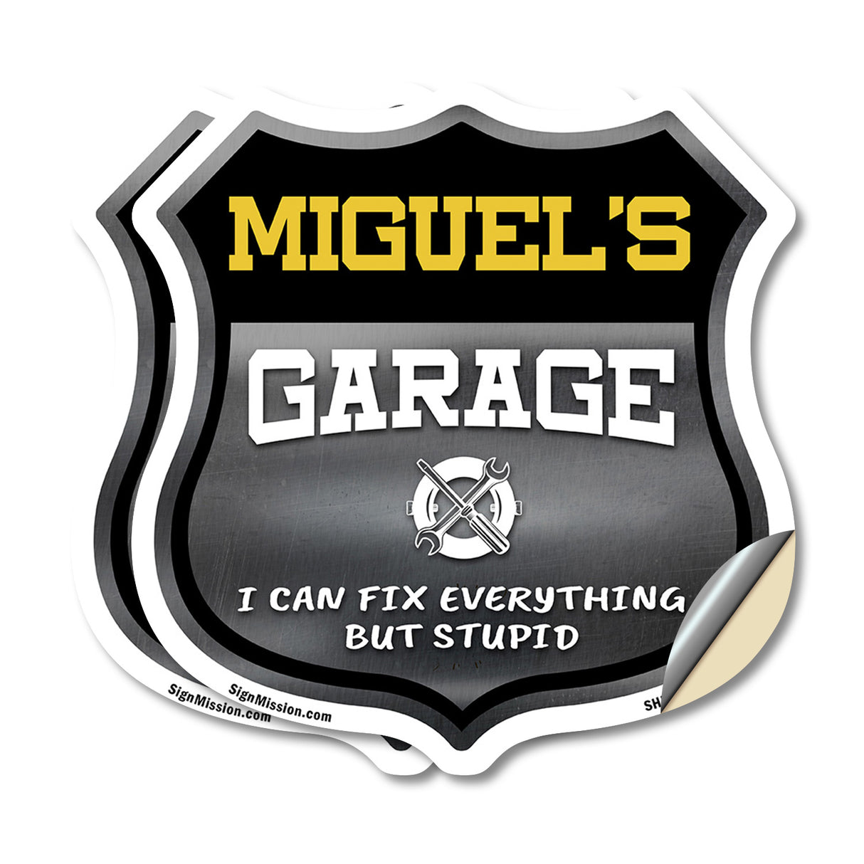 Miguel's Garage I Can Fix Everything But Stupid