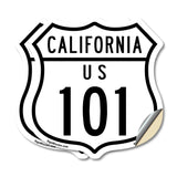 California Route Marker Shield Sign Us 101