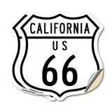 California Route Marker Shield Sign Us 66
