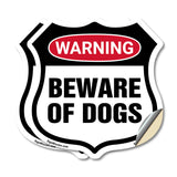 Dog Warning Shield Sign Beware Of Dogs