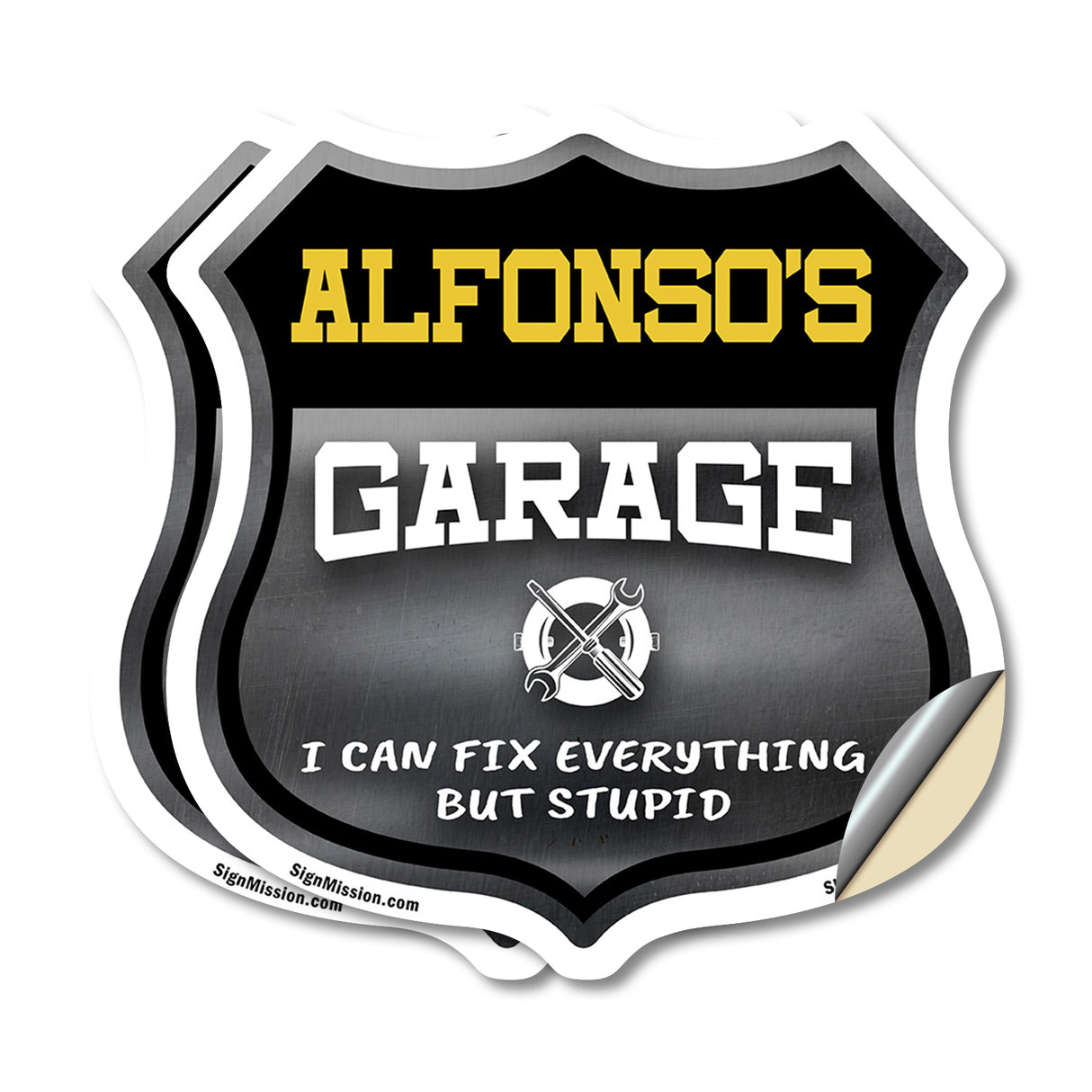 Alfonso's Garage I Can Fix Everything But Stupid