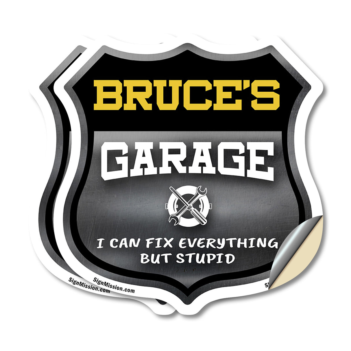 Bruce's Garage I Can Fix Everything But Stupid