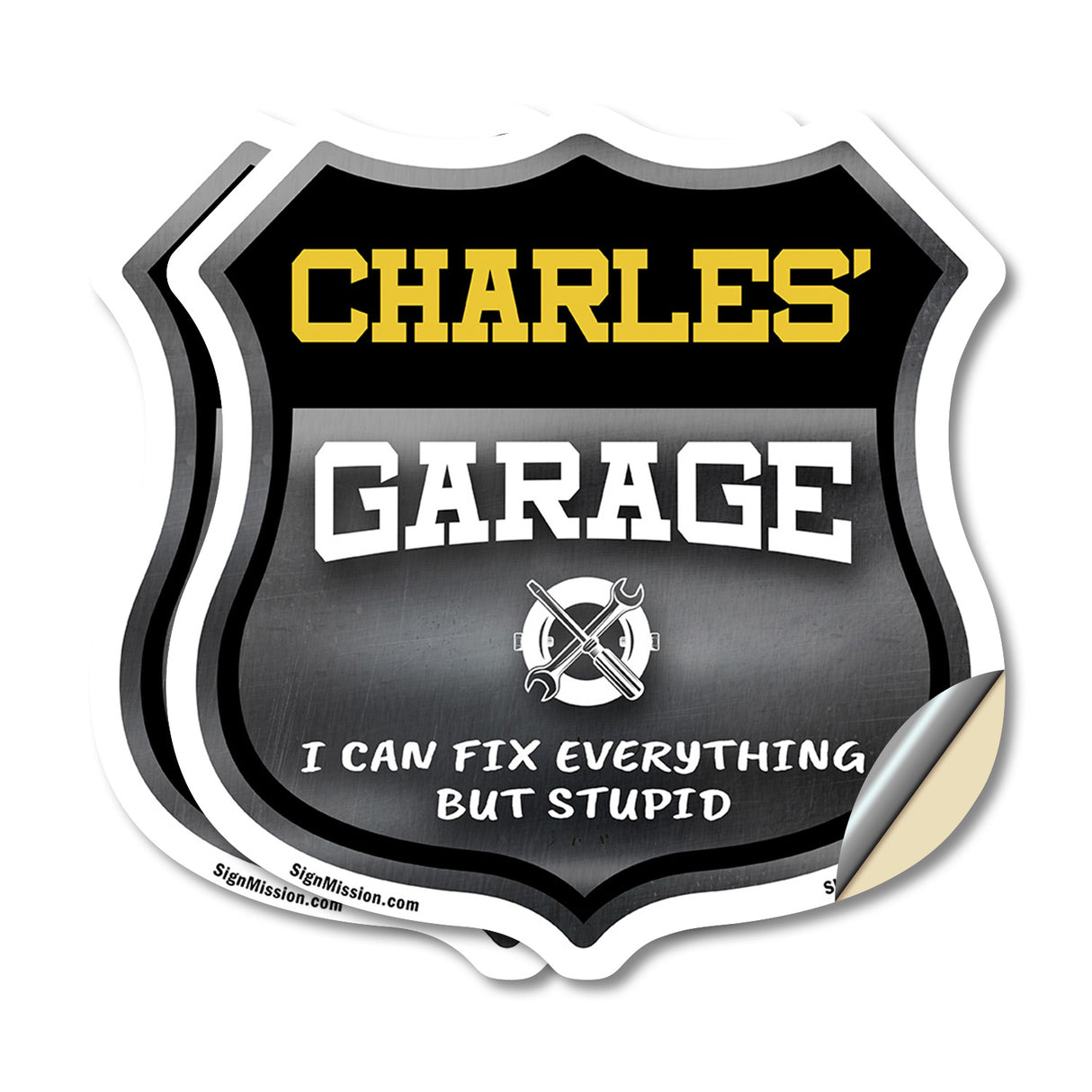 Charles's Garage I Can Fix Everything But Stupid