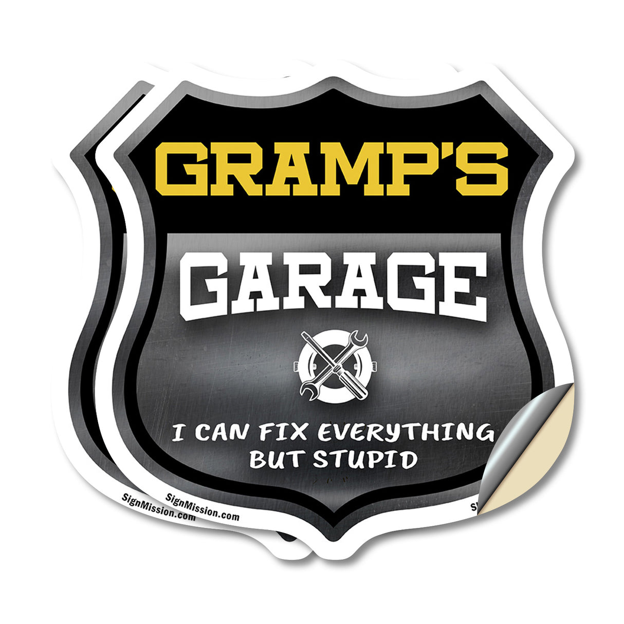 Gramp's Garage I Can Fix Everything But Stupid