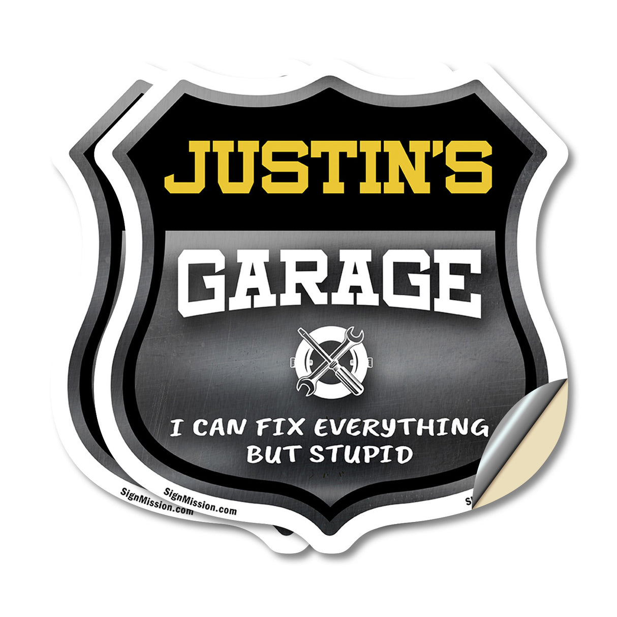 Justin's Garage I Can Fix Everything But Stupid