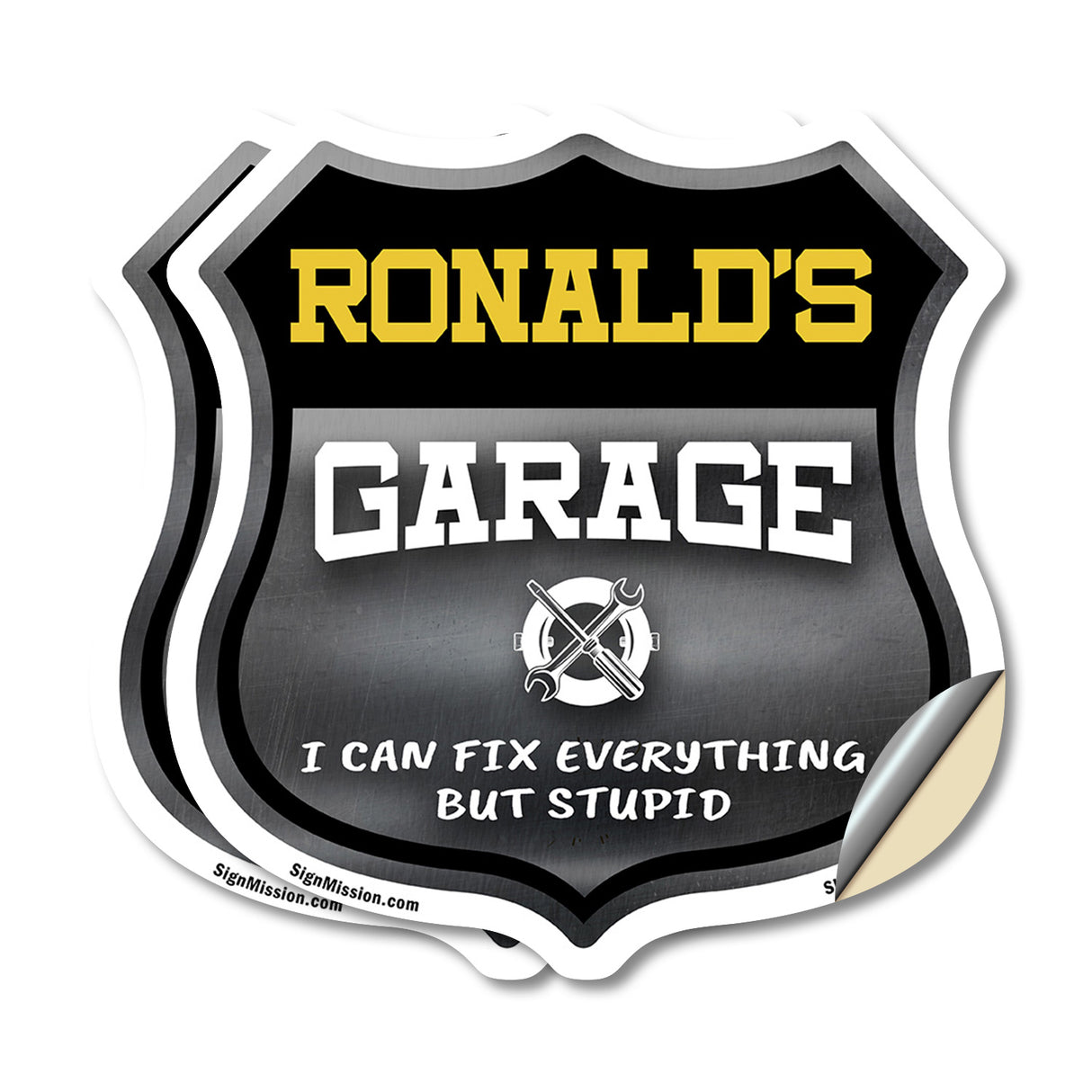 Ronald's Garage I Can Fix Everything But Stupid