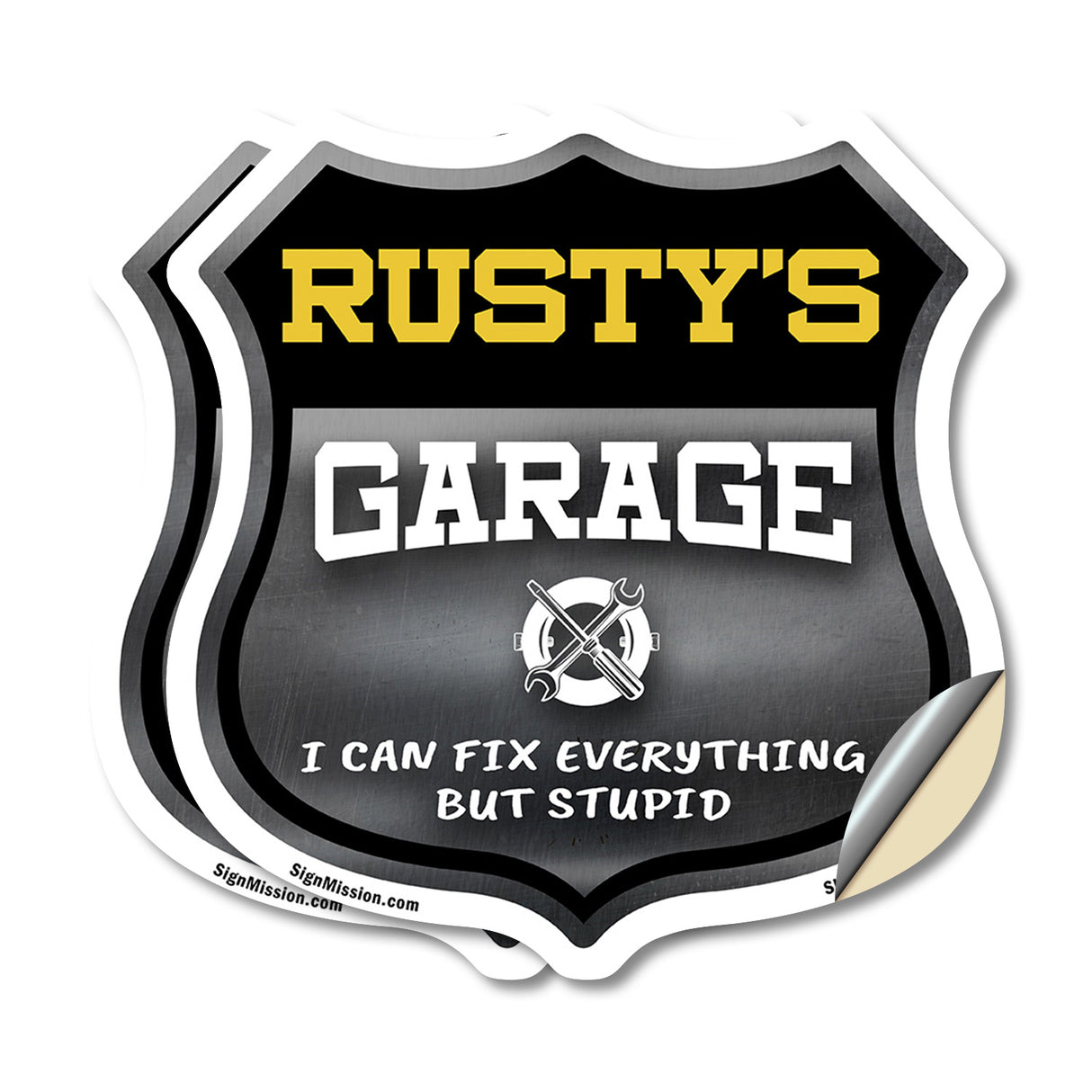 Rusty's Garage I Can Fix Everything But Stupid