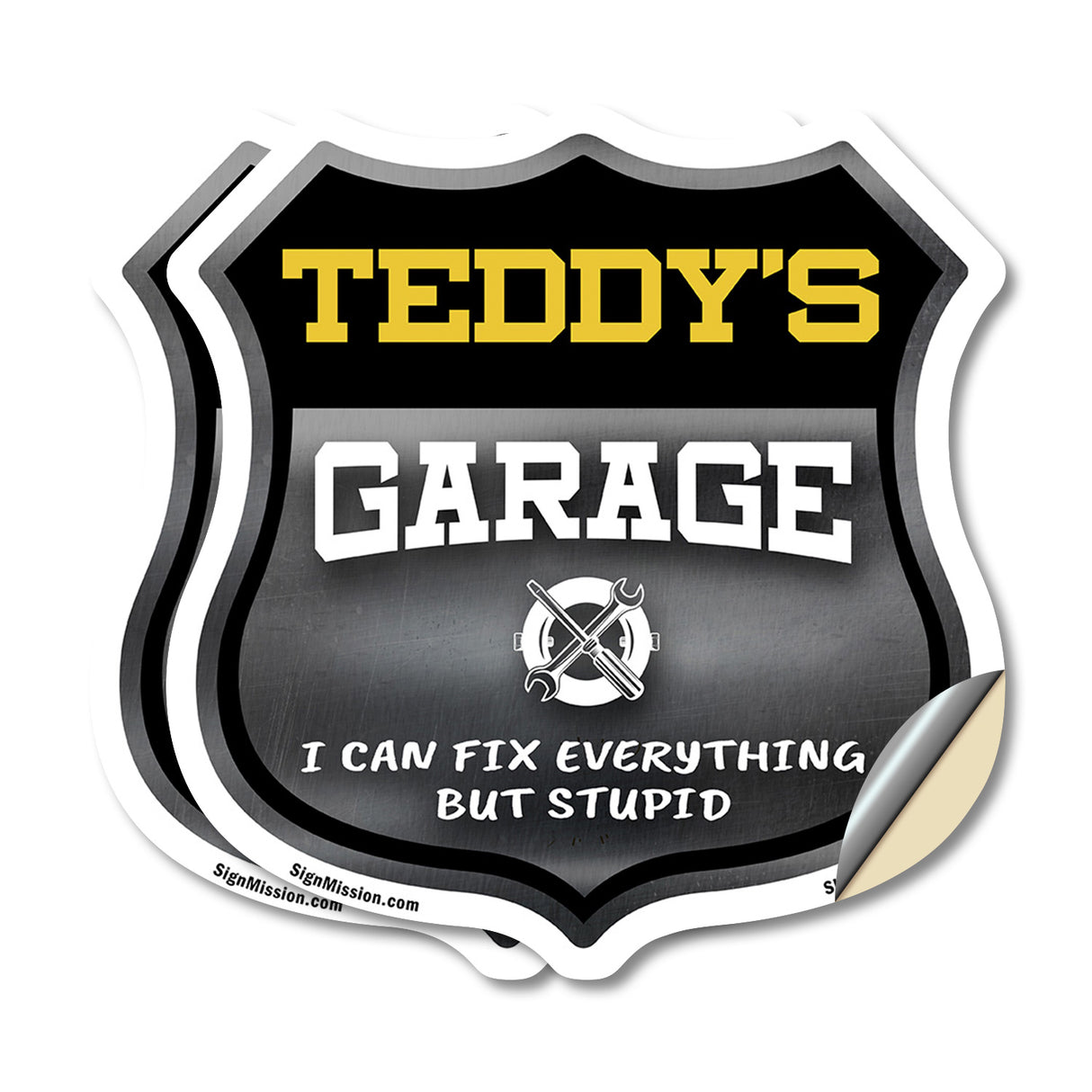 Teddy's Garage I Can Fix Everything But Stupid