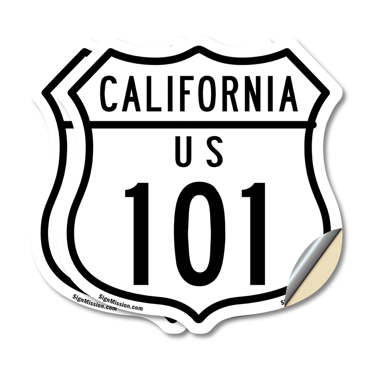 California Route Marker Shield Sign Us 101