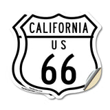 California Route Marker Shield Sign Us 66