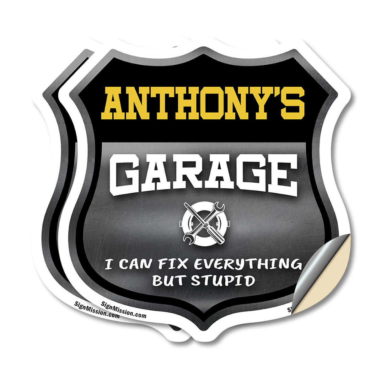 Anthony's Garage I Can Fix Everything But Stupid