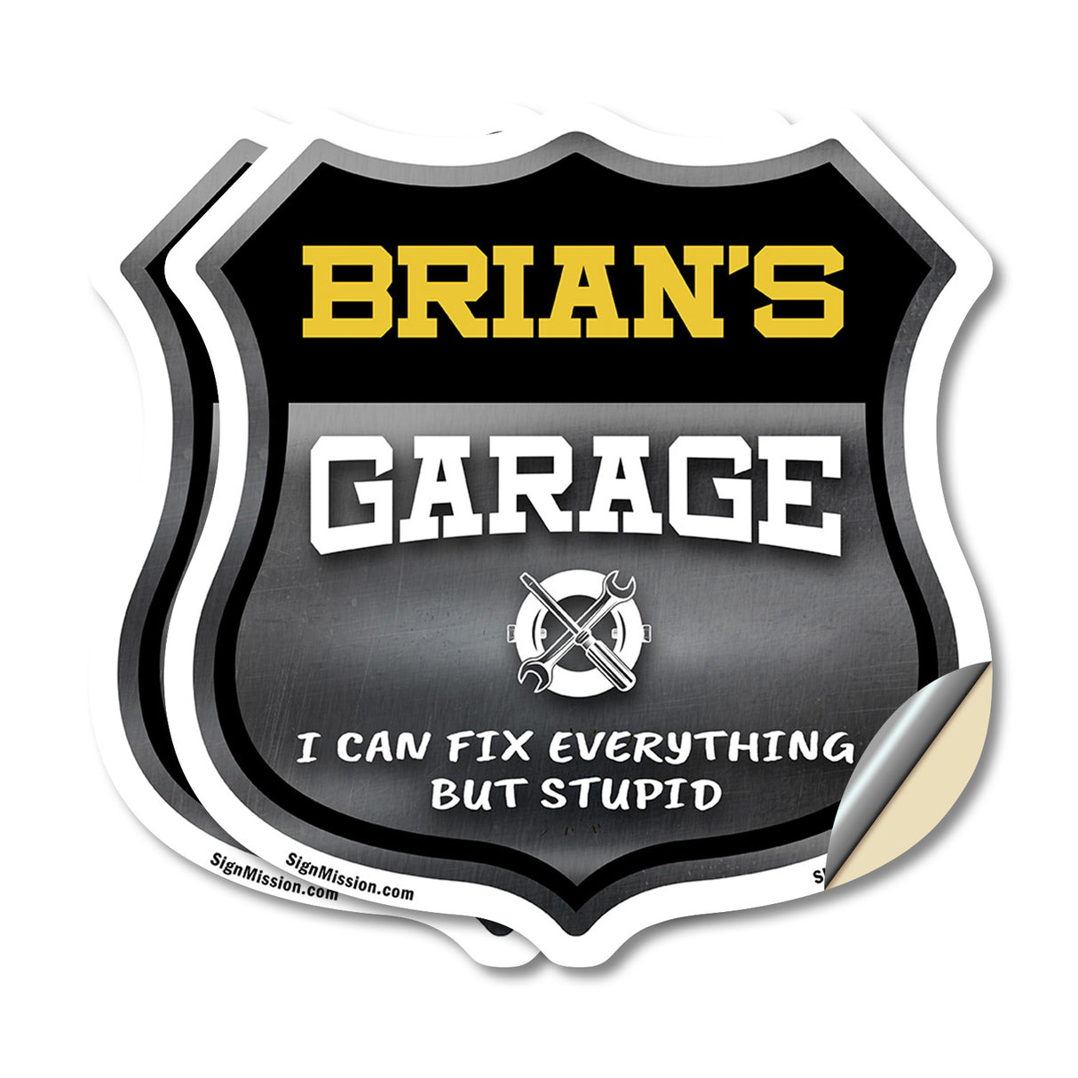 Brian's Garage I Can Fix Everything But Stupid