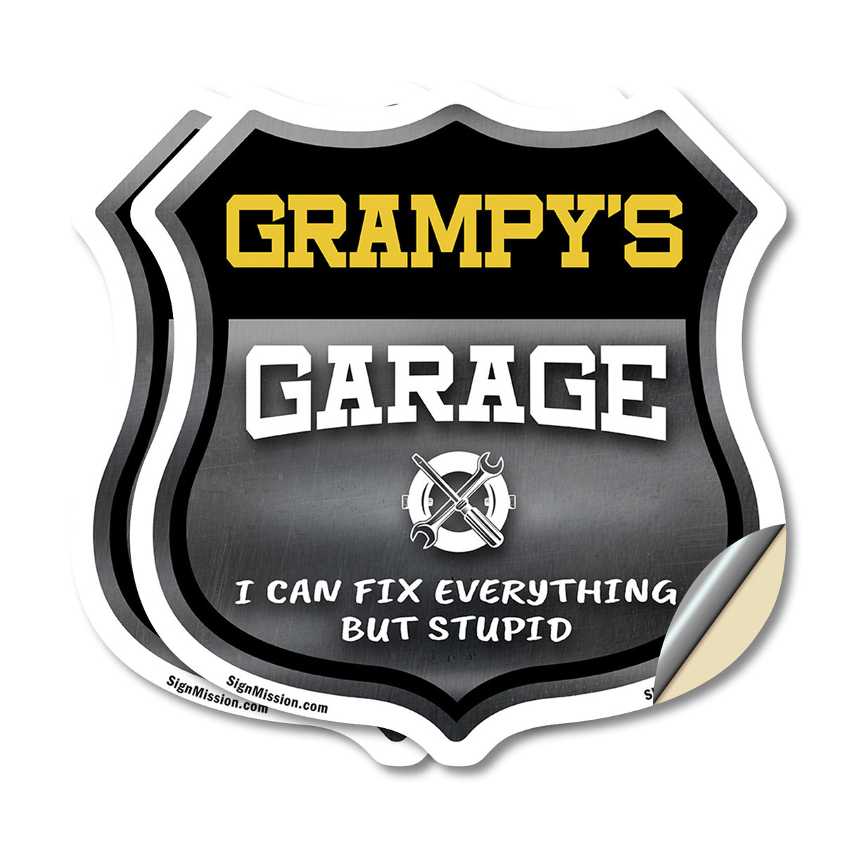 Grampy's Garage I Can Fix Everything But Stupid