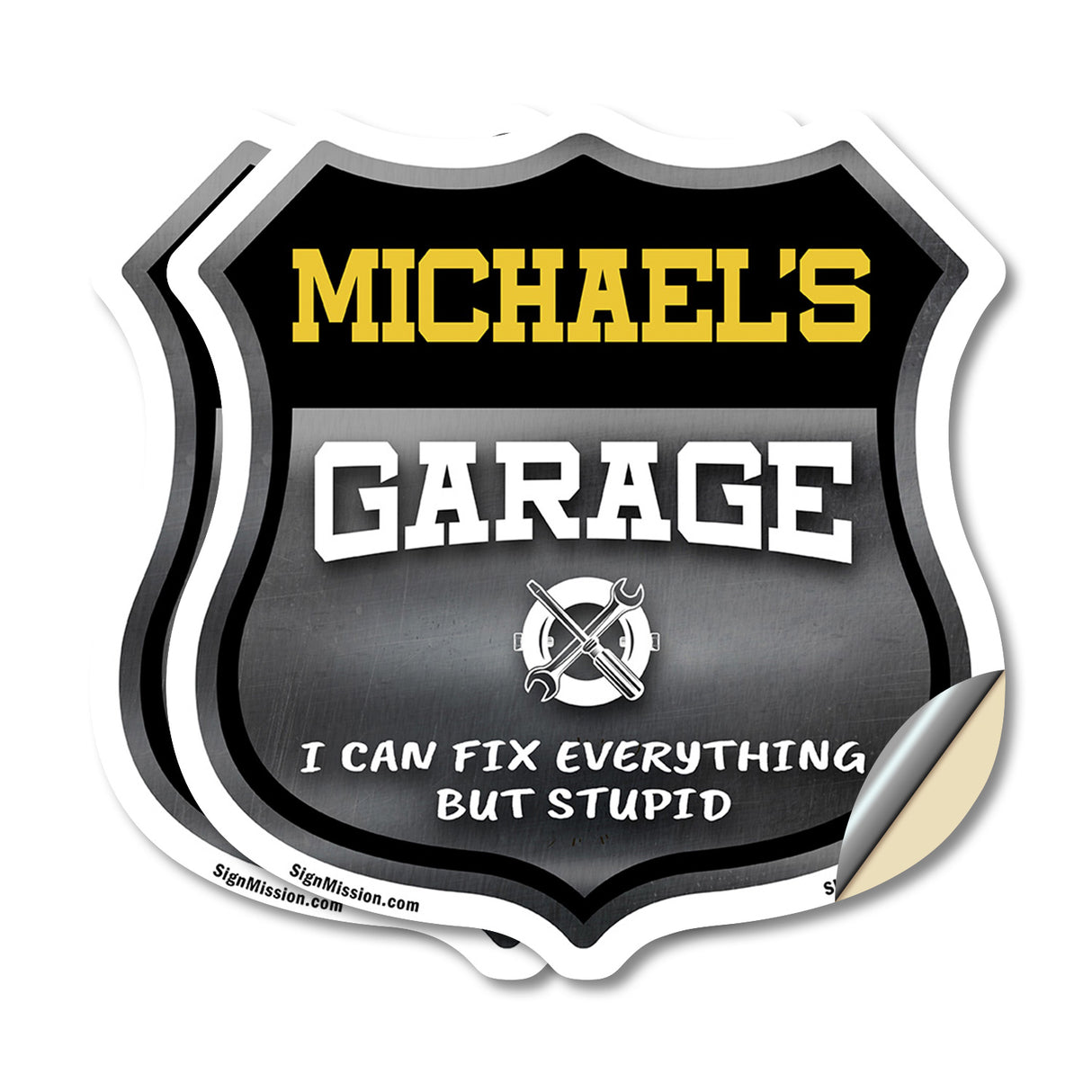 Michael's Garage I Can Fix Everything But Stupid