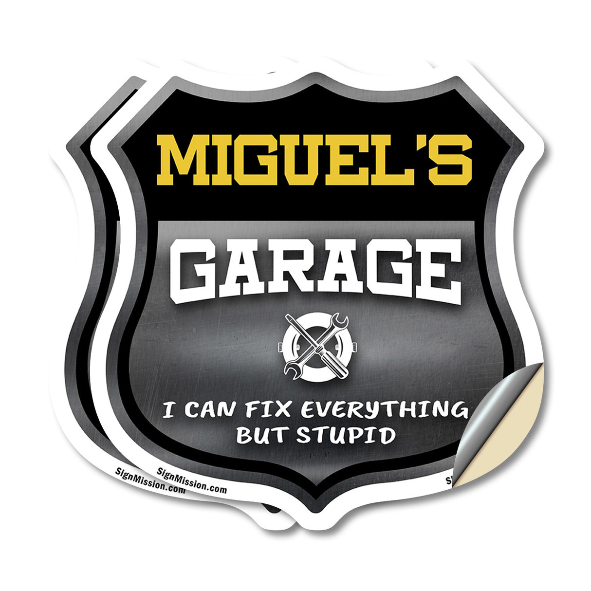 Miguel's Garage I Can Fix Everything But Stupid