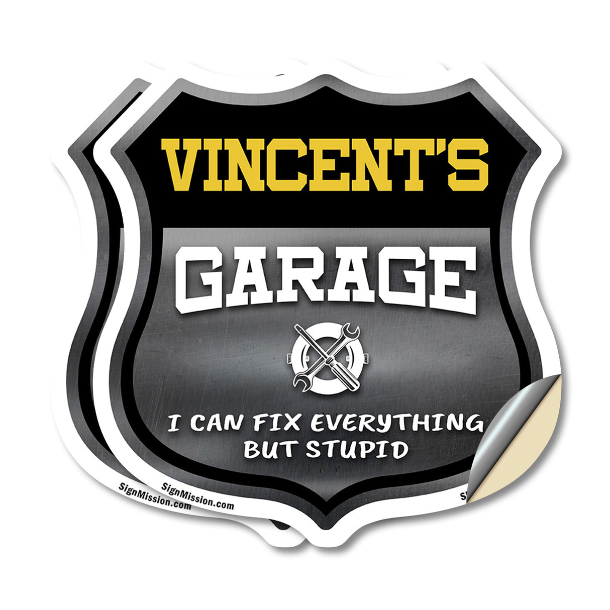 Vincent's Garage I Can Fix Everything But Stupid