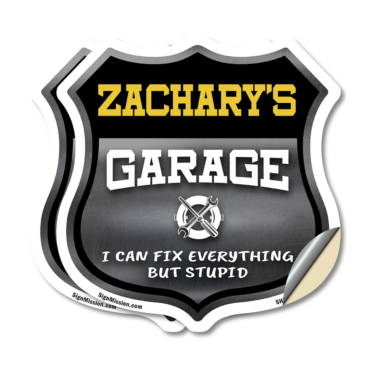 Zachary's Garage I Can Fix Everything But Stupid