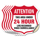 Attention This Area Under 24 Hour Live Recorded Video Surveillance