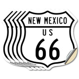 New Mexico Route Marker Shield Sign Us 66