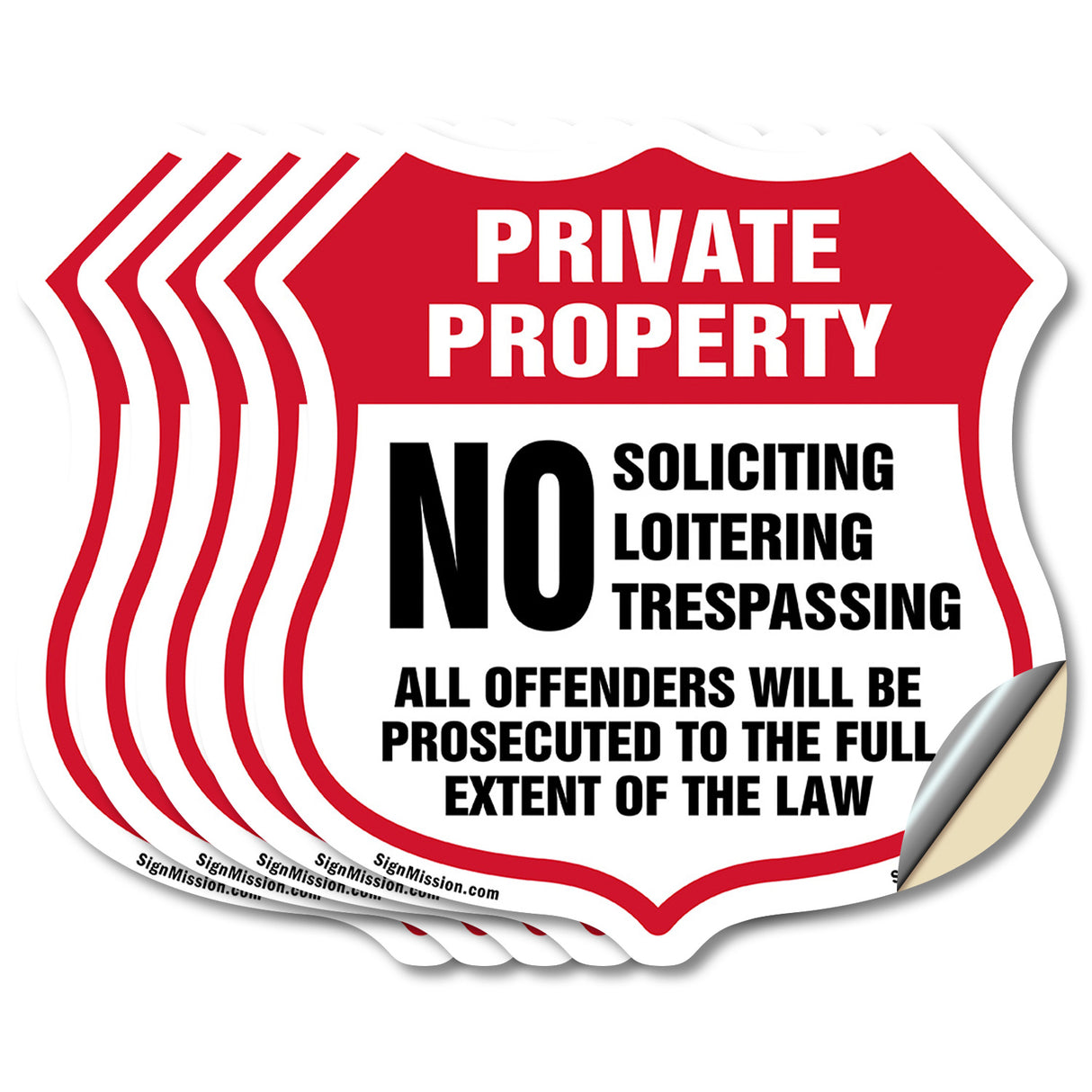 Private Property No Soliciting Loitering Trespassing All Offenders Will Be Prosecuted To The Full Extent Of The Law
