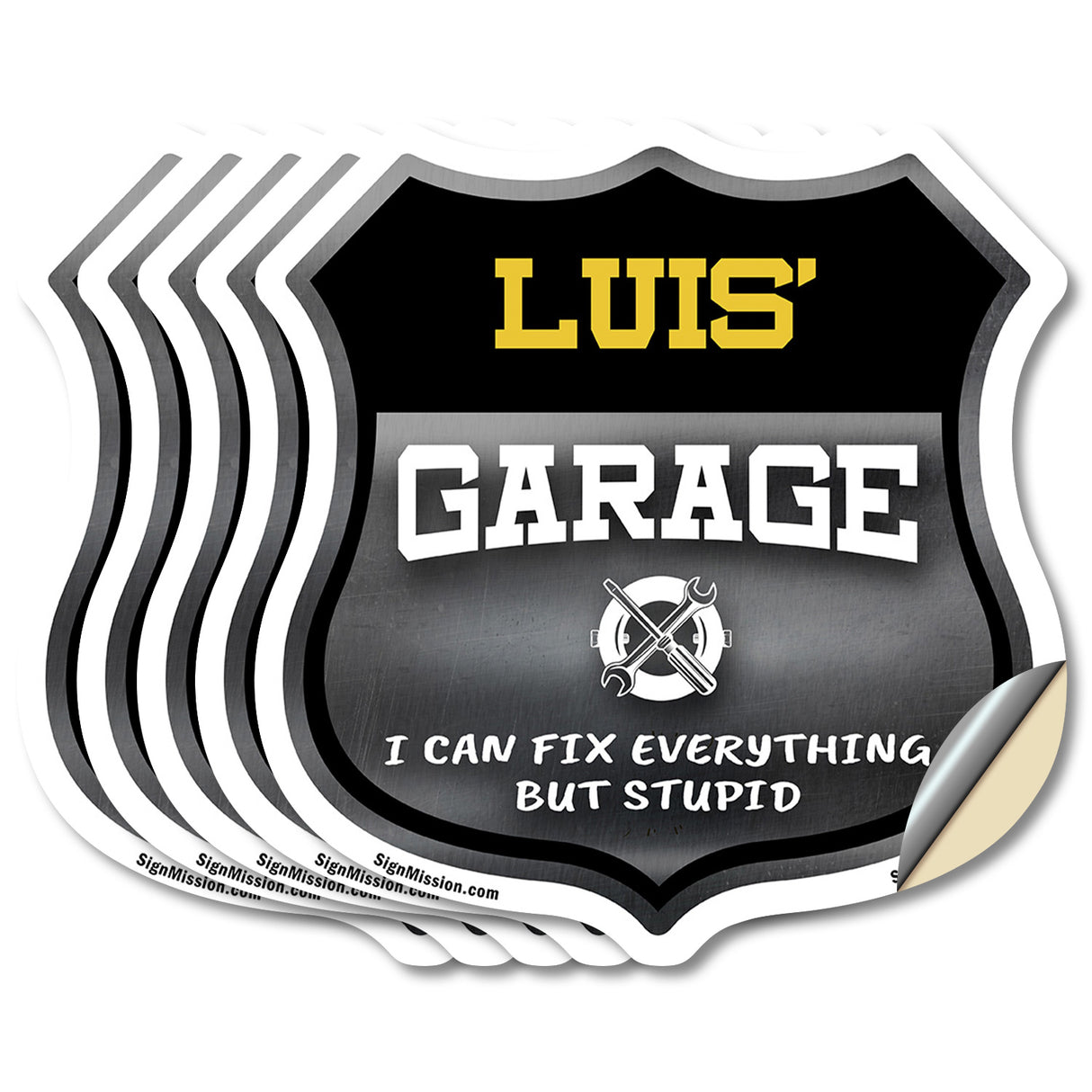 Luis's Garage I Can Fix Everything But Stupid